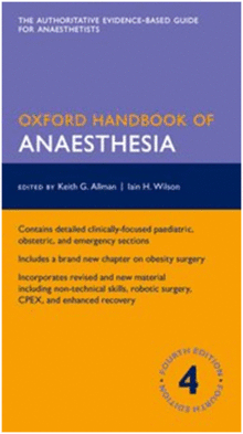 OXFORD HANDBOOK OF ANAESTHESIA. 4TH EDITION