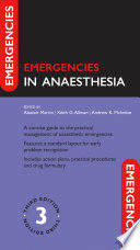 EMERGENCIES IN ANAESTHESIA. 3RD EDITION
