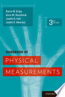 HANDBOOK OF PHYSICAL MEASUREMENTS. 3RD EDITION