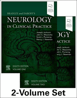 BRADLEY AND DAROFF'S NEUROLOGY IN CLINICAL PRACTICE, 2-VOLUME SET. 8TH EDITION