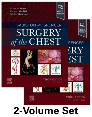 SABISTON AND SPENCER SURGERY OF THE CHEST (2 VOLUME SET). 10TH EDITION