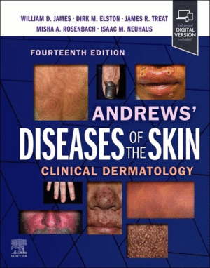 ANDREWS' DISEASES OF THE SKIN. CLINICAL DERMATOLOGY.  14TH EDITION