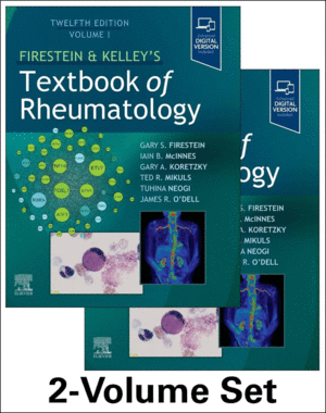 FIRESTEIN AND KELLEY'S TEXTBOOK OF RHEUMATOLOGY (2 VOLUME SET). 12TH EDITION