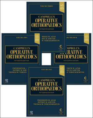 CAMPBELL'S OPERATIVE ORTHOPAEDICS. 4-VOLUME SET. 15TH EDITION