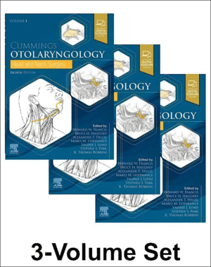 CUMMINGS OTOLARYNGOLOGY. HEAD AND NECK SURGERY (3 VOLUME SET). 8TH EDITION