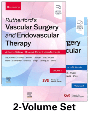 RUTHERFORD'S VASCULAR SURGERY AND ENDOVASCULAR THERAPY (2 VOLUME SET). 11TH EDITION