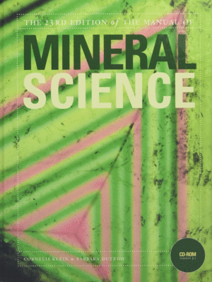 MANUAL OF MINERAL SCIENCE. 23RD EDITION