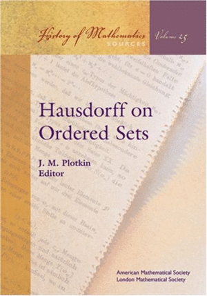 HAUSDORFF ON ORDERED SETS