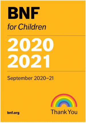 BRITISH NATIONAL FORMULARY FOR CHILDREN 2020-2021