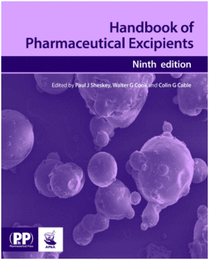 HANDBOOK OF PHARMACEUTICAL EXCIPIENTS. 9TH EDITION