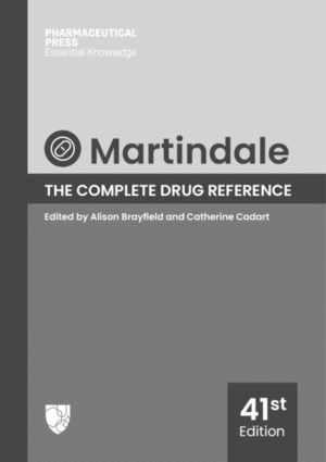 MARTINDALE. THE COMPLETE DRUG REFERENCE. 41ST EDITION. 2 VOLUME SET