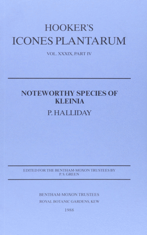NOTEWORTHY SPECIES OF KLEINIA
