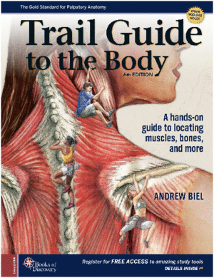 TRAIL GUIDE TO THE BODY. A HANDS-ON GUIDE TO LOCATING MUSCLES, BONES AND MORE. 6TH EDITION