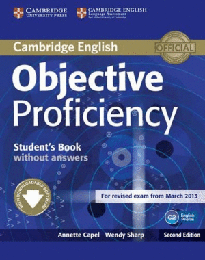 OBJECTIVE PROFICIENCY 2ND EDITION STUDENT'S BOOK WITHOUT ANSWERS. 2ND EDITION