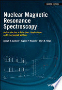 NUCLEAR MAGNETIC RESONANCE SPECTROSCOPY: AN INTRODUCTION TO PRINCIPLES, APPLICATIONS, AND EXPERIMENT. 2ND EDITION
