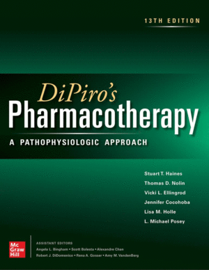 DIPIRO'S PHARMACOTHERAPY. A PATHOPHYSIOLOGIC APPROACH. 13TH EDITION