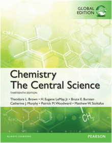 CHEMISTRY: THE CENTRAL SCIENCE (PAPERBACK) 13TH EDITION