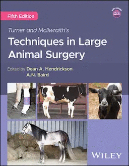 TURNER AND MCILWRAITH'S TECHNIQUES IN LARGE ANIMAL SURGERY. 5TH EDITION