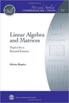 LINEAR ALGEBRA AND MATRICES: TOPICS FOR A SECOND COURSE. VOLUME: 24
