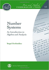 NUMBER SYSTEMS: AN INTRODUCTION TO ALGEBRA AND ANALYSIS. VOLUME: 23