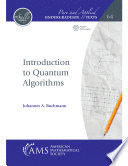 INTRODUCTION TO QUANTUM ALGORITHMS