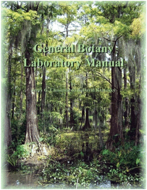 GENERAL BOTANY LABORATORY MANUAL