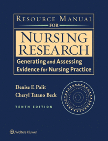 RESOURCE MANUAL FOR NURSING RESEARCH. 10TH EDITION