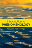 INTRODUCTION TO PHENOMENOLOGY. FOCUS ON METHODOLOGY