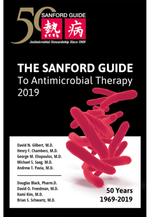 THE SANFORD GUIDE TO ANTIMICROBIAL THERAPY 2019 (POCKET EDITION)