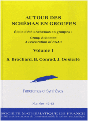 AUTOUR DES SCHÉMAS EN GROUPES, ÉCOLE D'ÉTÉ « SCHÉMAS EN GROUPES », GROUP SCHEMES, A CELEBRATION OF SGA3 , VOLUME I