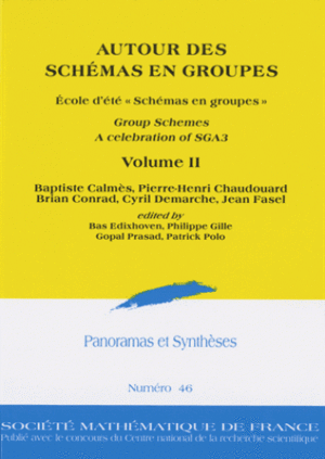 AUTOUR DES SCHMAS EN GROUPES, COLE D'T  SCHMAS EN GROUPES , GROUP SCHEMES, A CELEBRATION OF SGA3 , VOLUME II