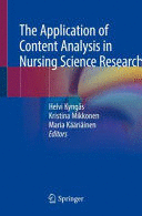 THE APPLICATION OF CONTENT ANALYSIS IN NURSING SCIENCE RESEARCH. (SOFTCOVER)