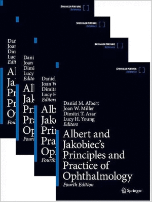 ALBERT AND JAKOBIEC'S PRINCIPLES AND PRACTICE OF OPHTHALMOLOGY (4 VOLUME SET). 4TH EDITION