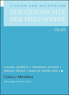 CR�TICA Y METAF�SICA: HOMENAJE A MARIO CAIMI
