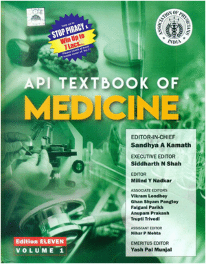 API TEXTBOOK OF MEDICINE. 2VOLUME SET. 11TH EDITION