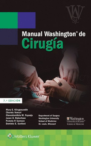 MANUAL WASHINGTON DE CIRUGA. 7 EDICIN