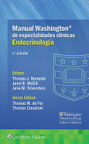 MANUAL WASHINGTON DE ESPECIALIDADES CLÍNICAS. ENDOCRINOLOGÍA. 4ª EDICIÓN