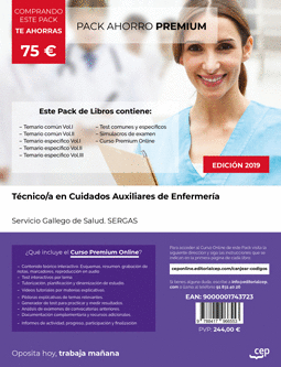 PACK AHORRO PREMIUM TECNICO/A EN CUIDADOS AUXILIARES DE ENFERMERIA