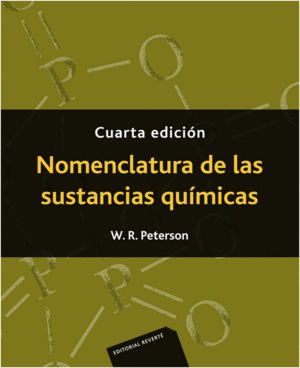 NOMENCLATURA DE LAS SUSTANCIAS QUMICAS. 4 EDICIN.