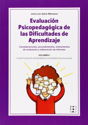EVALUACION PSICOPEDAGOGICA DE LAS DIFICULTADES DE APRENDIZAJE VOL.I