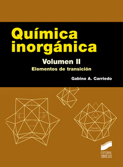 QUMICA INORGNICA. VOL. II : ELEMENTOS DE TRANSICIN