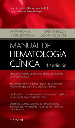 MANUAL DE HEMATOLOGIA CLINICA. 4ª EDICIÓN