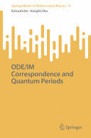 ODE/IM CORRESPONDENCE AND QUANTUM PERIODS